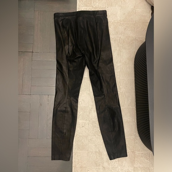 Intermix Melanie Leather Leggings - Picture 4 of 11
